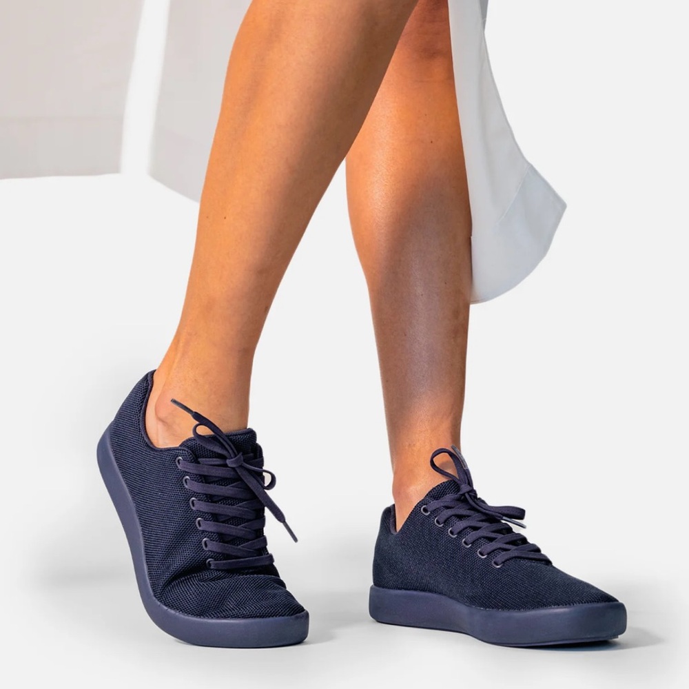 Atoms Model 000 Blue Sneakers in EUC